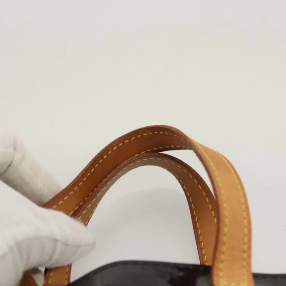 LOUIS VUITTON Monogram Vernis Reade PM Hand Bag Amarante LV Auth - Picture 9 of 16